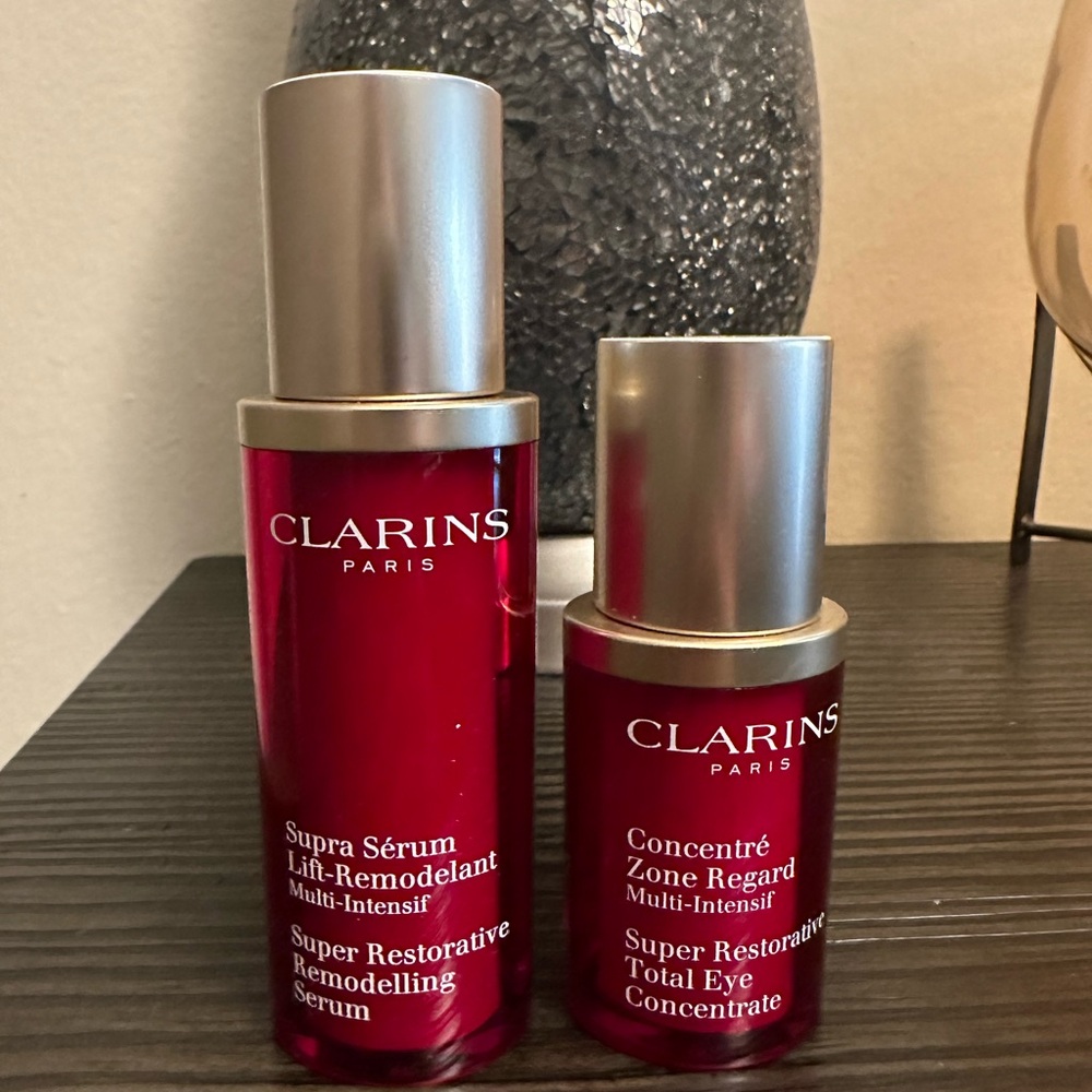 Clarins Super Restorative Remodelling Serum + Super restorative eye serum